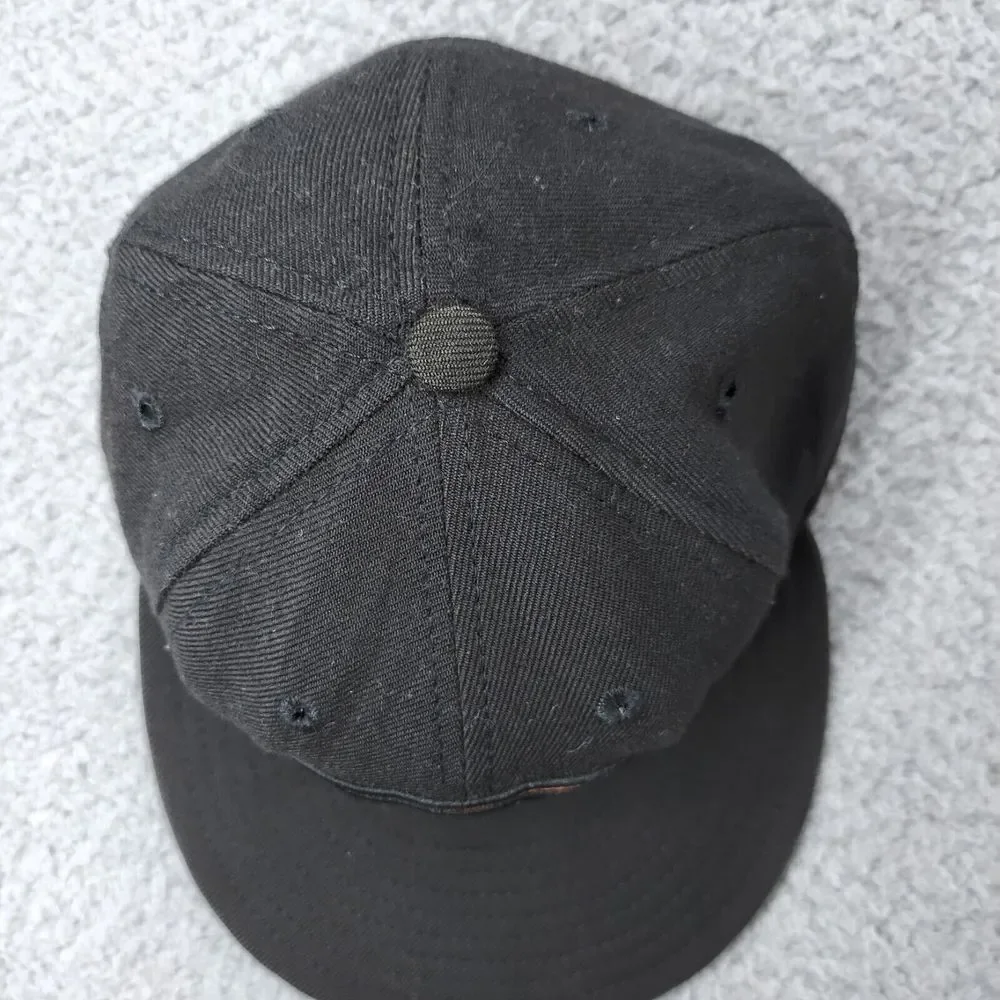Vintage New Era Arizona Diamondbacks Baseball Hat Black Fitted 7 1/8 100% Wool
